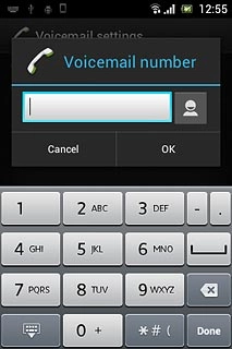 Key in +61414121121 and press OK.