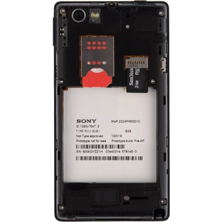 Slide the memory card into the holder.