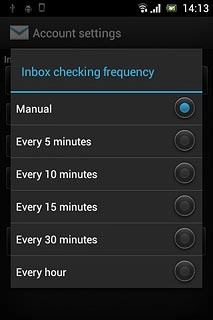 Press Manual or the required setting.
