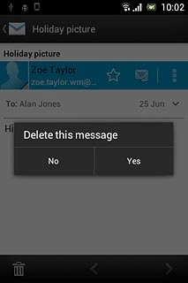 Press Yes to confirm.