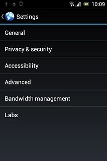 Press Privacy & security.