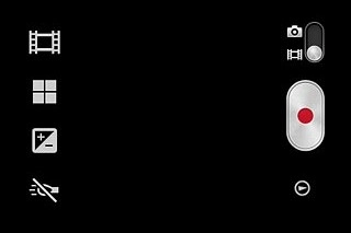 Press the scene mode icon.