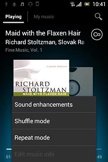 Press Sound enchancements.