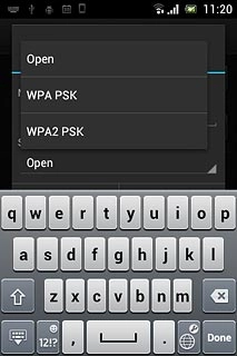 If you select WPA PSK or WPA2 PSK: