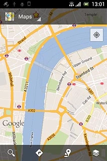 Press the search icon.Key in the required destination.Results matching what you key in are displayed.