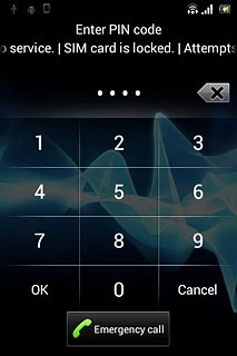 If you turn off flight mode:Key in your PIN and press OK.Depending on the current setting, flight mode is turned on or off.