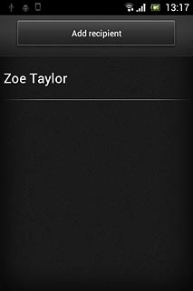 Press Add recipient.