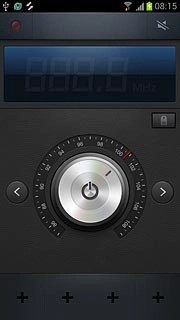If required, press the power on icon.Follow these instructions to use the radio.