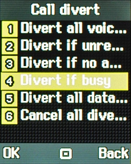 Divert if busy
