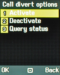 Scroll to Activate and press the Navigation key.