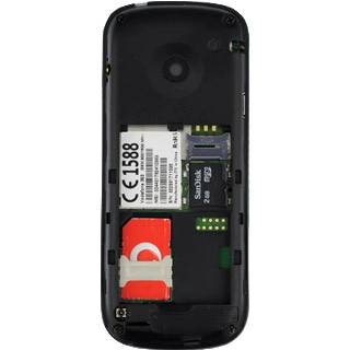 Place the memory card holder horizontally and slide it downwards until it clicks into place.