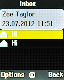 Highlight the required conversation and press the Navigation key.