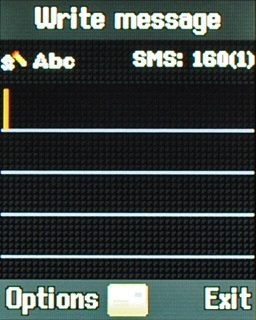 Highlight the text input field and write the required text.