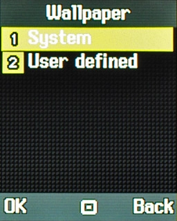 If you selected System: