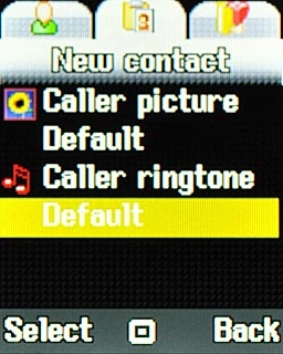 Highlight the field below Caller ringtone and press the Navigation key.Go to the required folder.