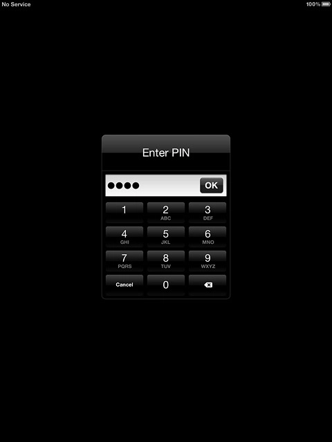 Key in your PIN and press OK.If your device rejects the SIM:Contact your distributor or service provider where you bought your device.