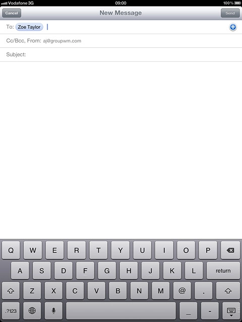 To add more recipients.Press Cc/Bcc.