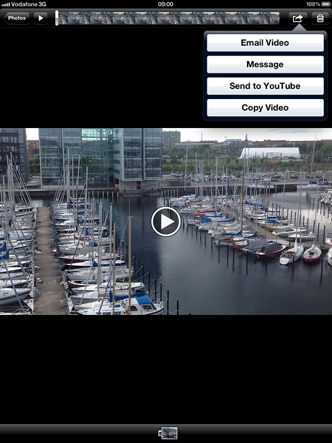 Press Send to YouTube.If it's the first time you use the application, you need to log on.