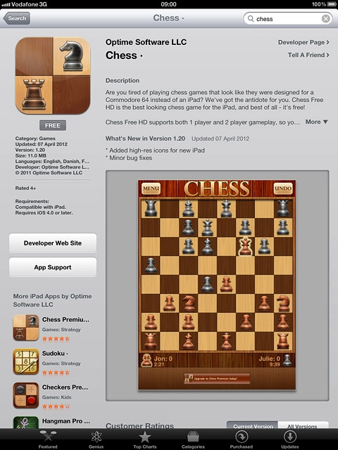 To download a free app:Press FREE.