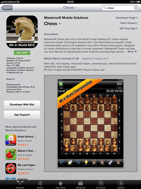 Press BUY APP.If you're asked to log on, log on with your Apple ID.Follow the instructions on the display to download and install the app.