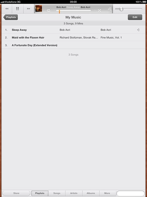 To go to the next audio file:Press arrow right.
