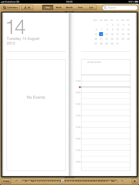 Go to the required date.Press +.