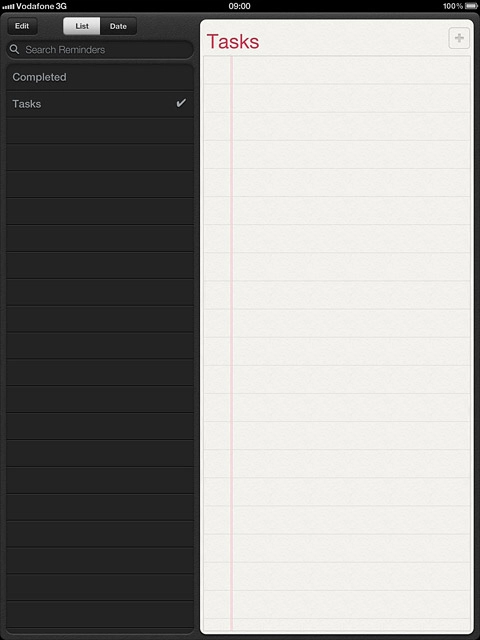Press +.Key in the required text.