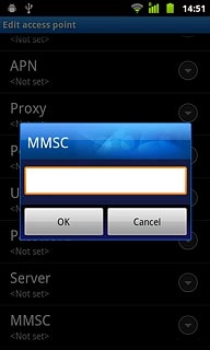 Key in http://pxt.vodafone.net.au/pxtsend and press OK.