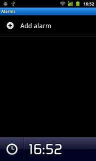 Press Add alarm.
