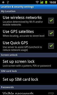 Press Set up SIM card lock.