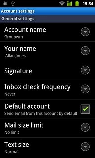 When the box next to the menu item is ticked (V), the function is turned on.