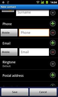 Press Phone and key in the required phone number.
