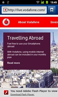 Press the address bar.