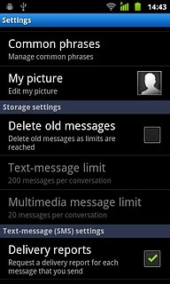 When the box next to the menu item is ticked (V), the function is turned on.