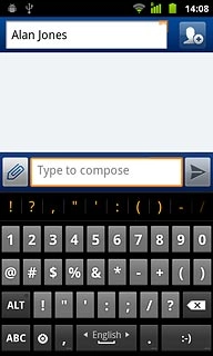 Press the required numbers or the required symbols.