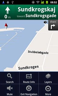 Press Exit Navigation.
