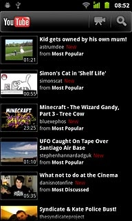 Press the search icon.