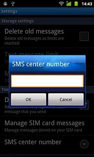 Key in +61415011501 and press OK.