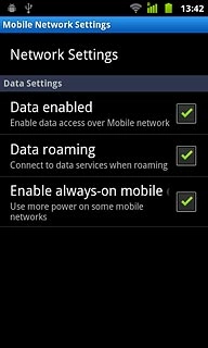 Press Network Settings.