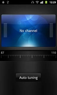 To use automatic tuning:Press Auto tuning.
