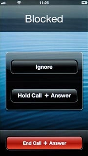 When you have an ongoing call, the new call is indicated by a sound signal and a call waiting menu will be displayed.Press Hold Call + Answer.The active call is put on hold and the other call is answered.