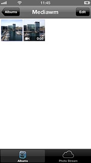 Press the required picture or the required video clip.