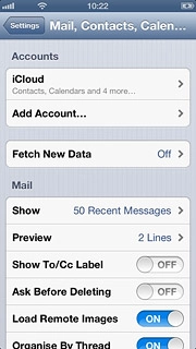 Press Add Account....