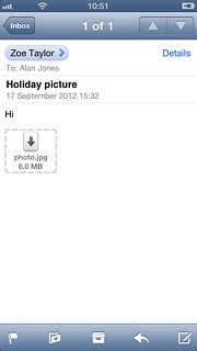 Press the reply icon.