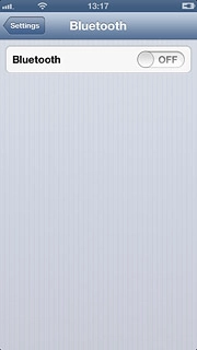 Press the indicator next to Bluetooth to turn on the function.