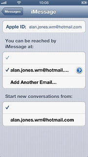 Follow the instructions on the display to log on.Press Add another Email....
