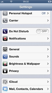 Press Mail, Contacts, Calendars.