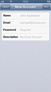 Press Description and key in the required name.