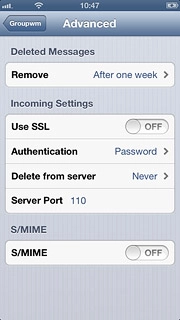 Press Authentication.