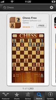 Press the required app.